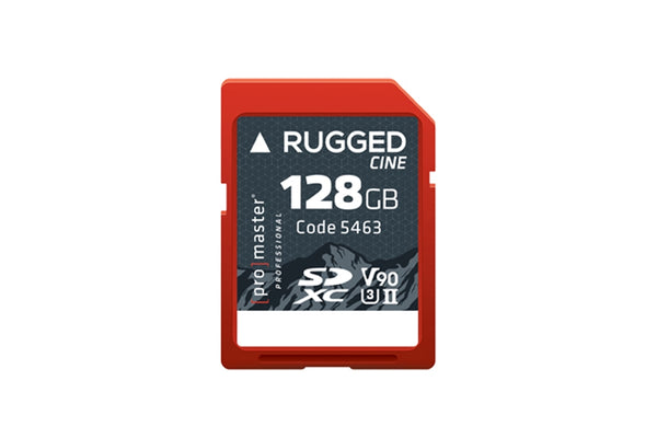 Promaster Rugged SDXC Card 5463 - 128GB UHS-II V90