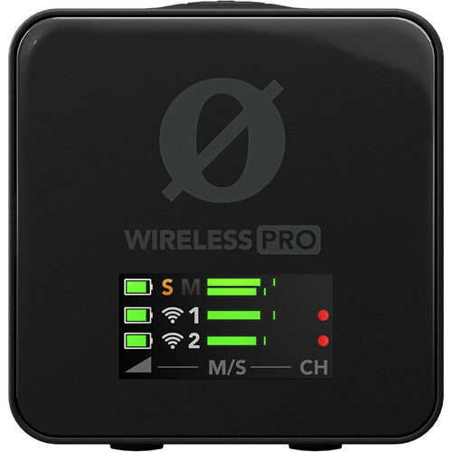 RODE Wireless PRO 2-Person Clip-On Wireless Microphone System-Recorder with Lavaliers (2.4 GHz)