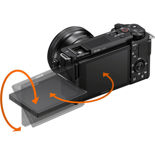 Sony Alpha ZV-E10 Mirrorless Camera (Body Only) - Black